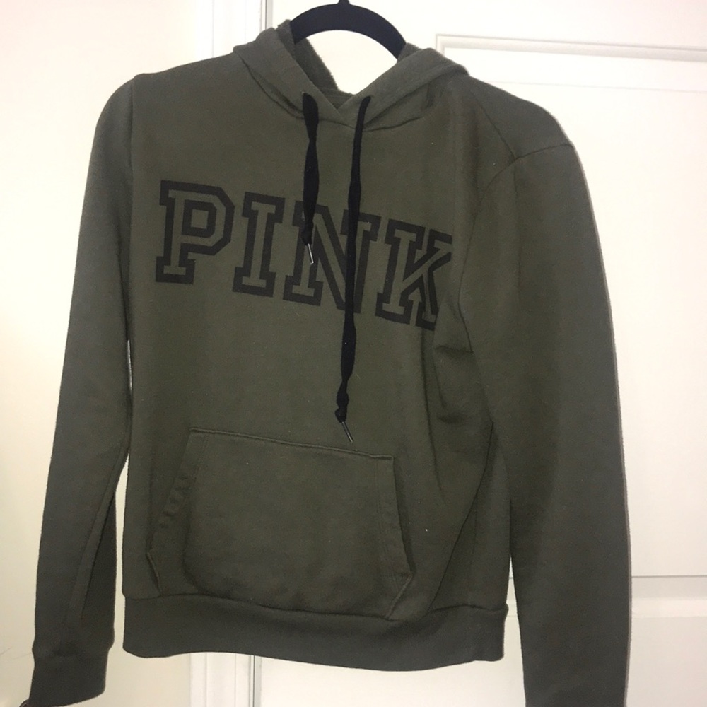 Green PINK hoodie